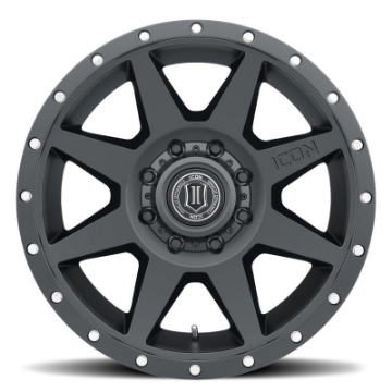 Picture of ICON Rebound 20x9 8x6-5 12mm Offset 5-5in BS 121-40mm Bore Satin Black Wheel