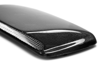 Picture of Seibon 98-01 Subaru Impreza STI Carbon Fiber Hood Scoop - Only Fits OEM Hoods Not Seibon Hoods