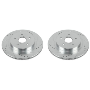 Picture of Power Stop 15-18 Subaru Legacy Rear Evolution Drilled & Slotted Rotors - Pair