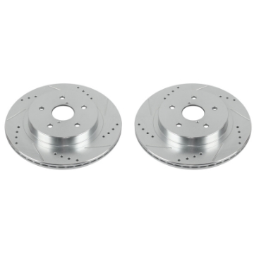 Picture of Power Stop 15-18 Subaru Legacy Rear Evolution Drilled & Slotted Rotors - Pair