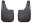 Picture of Husky Liners 14 GMC Sierra 1500 Custom Rear Black Mud Guards