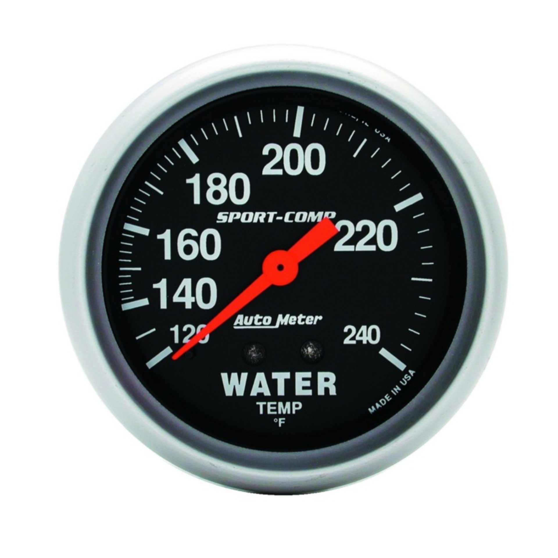 Picture of Autometer Sport-Comp 2 5-8in 120-240 F Mechanical Water Temp Gauge