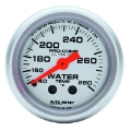Picture of Autometer Ultra-Lite 52mm 140-280 Deg F Mechanical Water Temp Gauge - White