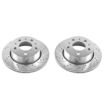 Picture of Power Stop 14-19 Ram ProMaster 1500 Rear Evolution Drilled & Slotted Rotors - Pair