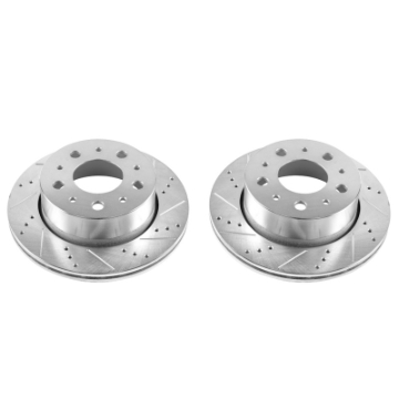 Picture of Power Stop 14-19 Ram ProMaster 1500 Rear Evolution Drilled & Slotted Rotors - Pair
