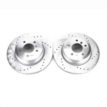 Picture of Power Stop 08-13 BMW 135i Rear Evolution Drilled & Slotted Rotors - Pair