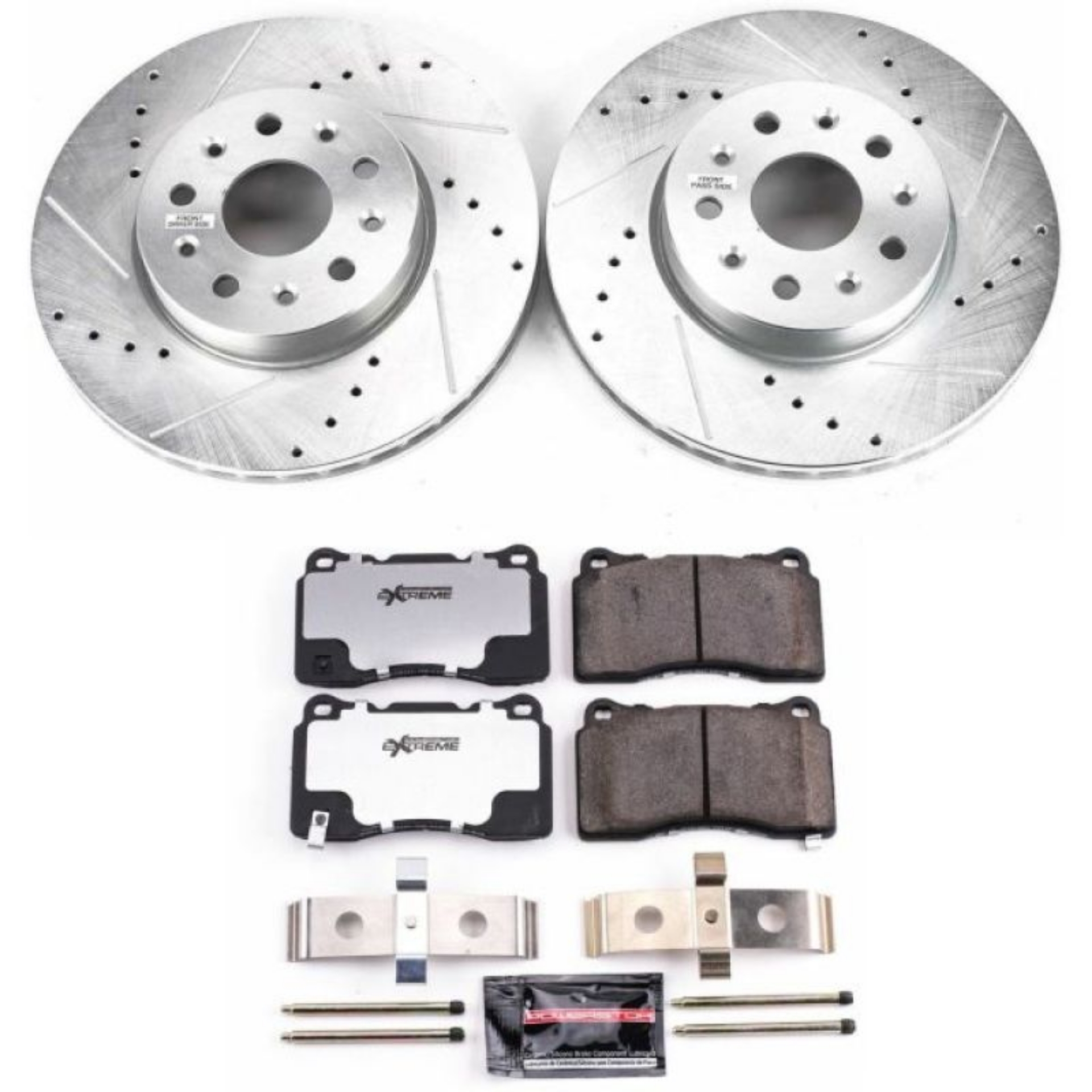 Picture of Power Stop 14-18 Cadillac CTS Front Z26 Street Warrior Brake Kit