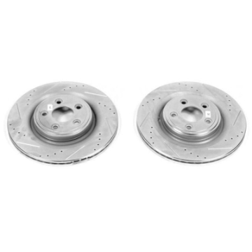 Picture of Power Stop 06-08 Jaguar S-Type Rear Evolution Drilled & Slotted Rotors - Pair
