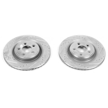 Picture of Power Stop 06-08 Jaguar S-Type Rear Evolution Drilled & Slotted Rotors - Pair