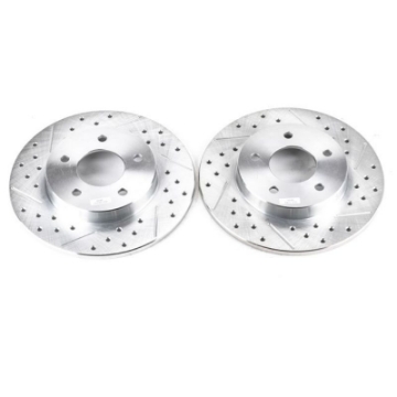Picture of Power Stop 00-05 Buick LeSabre Rear Evolution Drilled & Slotted Rotors - Pair