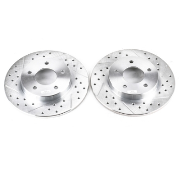 Picture of Power Stop 00-05 Buick LeSabre Rear Evolution Drilled & Slotted Rotors - Pair