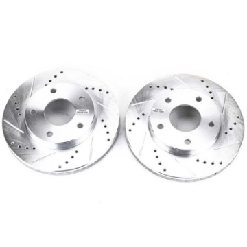 Picture of Power Stop 97-05 Chevrolet Blazer Front Evolution Drilled & Slotted Rotors - Pair