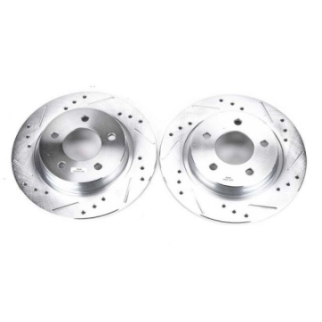 Picture of Power Stop 04-13 Mazda 3 Rear Evolution Drilled & Slotted Rotors - Pair