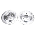 Picture of Power Stop 04-13 Mazda 3 Rear Evolution Drilled & Slotted Rotors - Pair