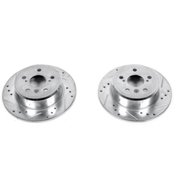 Picture of Power Stop 92-96 Lexus ES300 Rear Evolution Drilled & Slotted Rotors - Pair