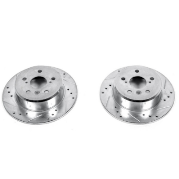 Picture of Power Stop 92-96 Lexus ES300 Rear Evolution Drilled & Slotted Rotors - Pair