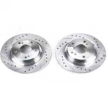 Picture of Power Stop 00-09 Honda S2000 Rear Evolution Drilled & Slotted Rotors - Pair