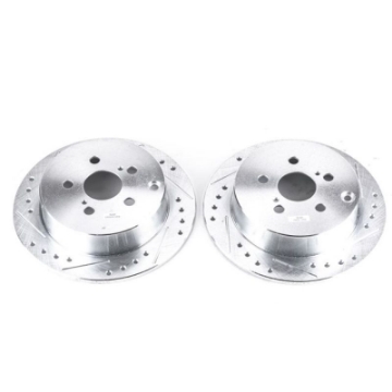Picture of Power Stop 03-06 Pontiac Vibe Rear Evolution Drilled & Slotted Rotors - Pair