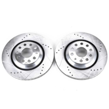 Picture of Power Stop 17-18 Audi RS3 Rear Evolution Drilled & Slotted Rotors - Pair