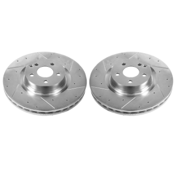 Picture of Power Stop 12-16 Mercedes-Benz C250 Front Evolution Drilled & Slotted Rotors - Pair