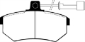 Picture of EBC 89-90 Audi 100 Quattro 2-3 Redstuff Front Brake Pads