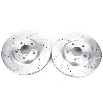 Picture of Power Stop 07-13 Acura MDX Front Evolution Drilled & Slotted Rotors - Pair