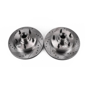 Picture of Power Stop 2003 Ford E-150 Front Evolution Drilled & Slotted Rotors - Pair