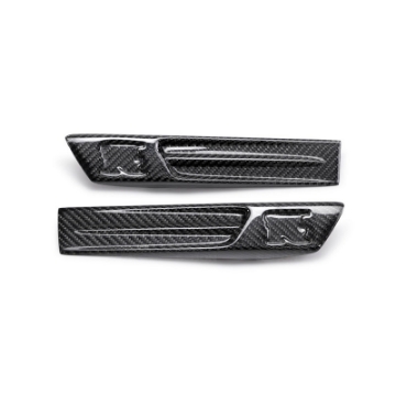 Picture of Seibon 09-10 Nissan GTR R35 Carbon Fiber Fender Duct Logos Pair
