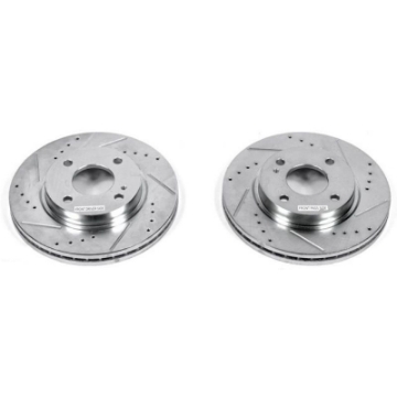 Picture of Power Stop 11-19 Ford Fiesta Front Evolution Drilled & Slotted Rotors - Pair