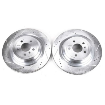 Picture of Power Stop 13-16 Mercedes-Benz GL350 Rear Evolution Drilled & Slotted Rotors - Pair