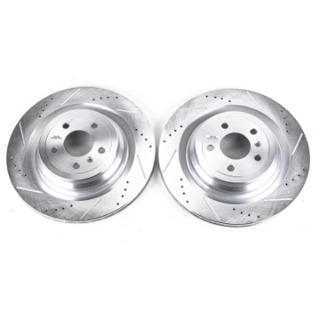 Picture of Power Stop 13-16 Mercedes-Benz GL350 Rear Evolution Drilled & Slotted Rotors - Pair