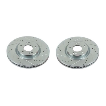 Picture of Power Stop 12-17 Hyundai Azera Front Evolution Drilled & Slotted Rotors - Pair