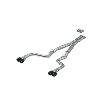 Picture of MBRP 17-Up Dodge Challenger 5-7L-6-2L-6-4L Carbon Fiber Quad Tip T304 Catback Exhaust