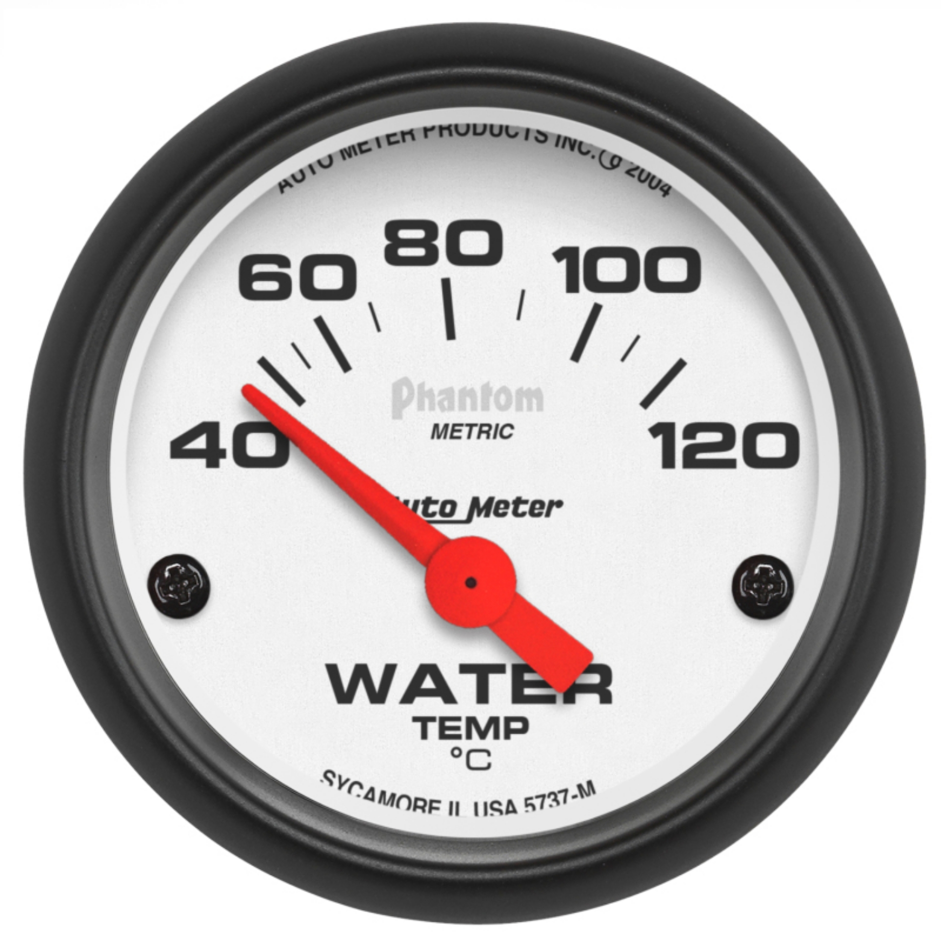 Picture of Autometer Phantom 52mm 40-120 Deg C Electronic Water Temp Gauge