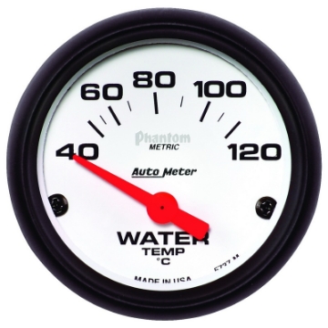 Picture of Autometer Phantom 52mm 40-120 Deg C Electronic Water Temp Gauge