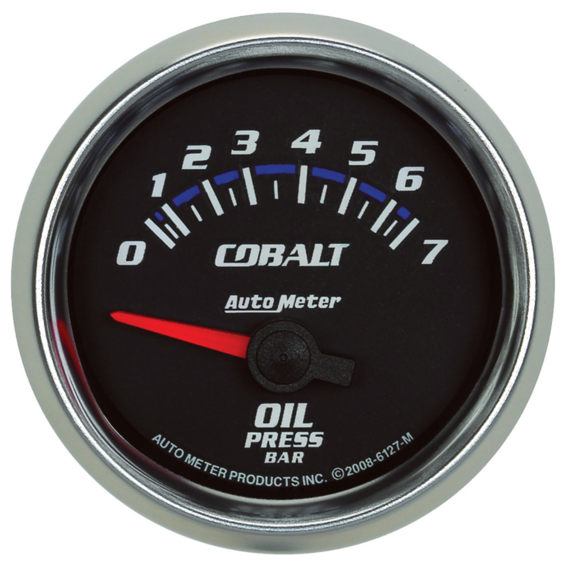 Picture of Autometer Cobalt 52mm 0-7 BAR Short Sweep Electric Oil Pressure Gauge