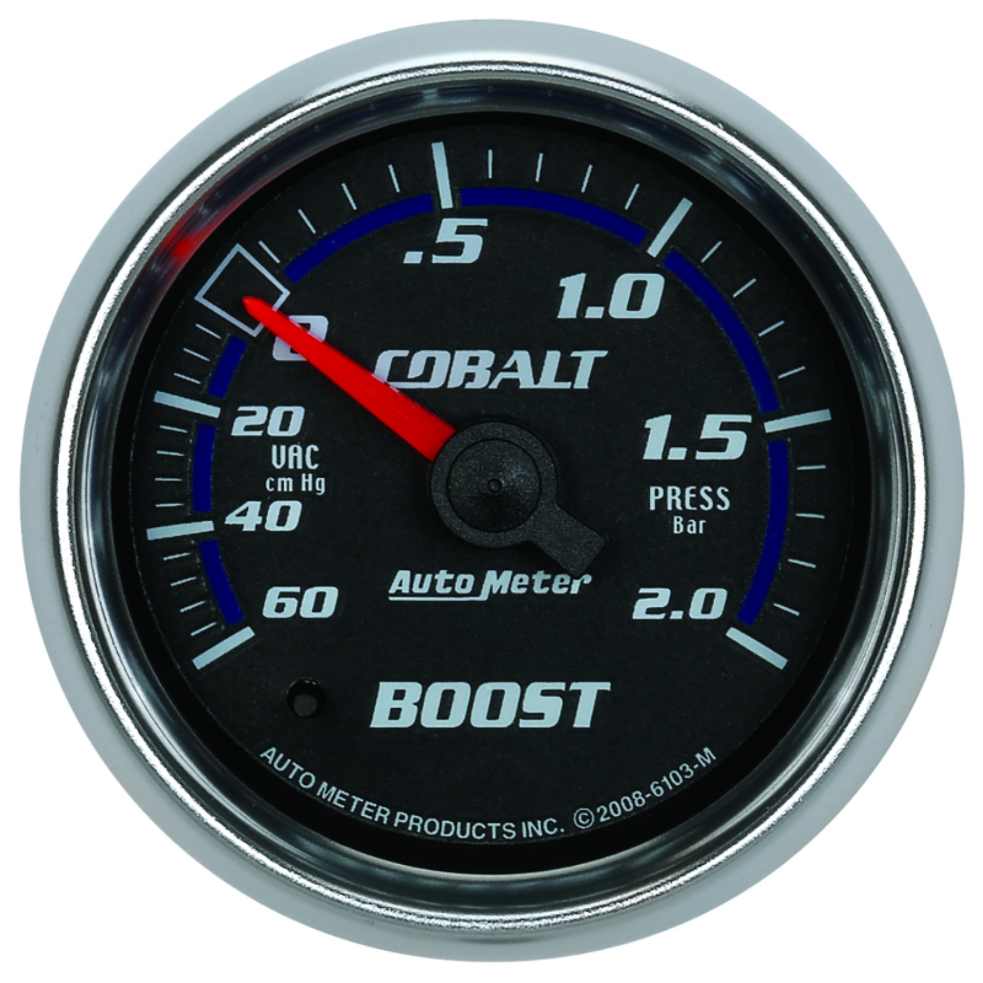 Picture of Autometer Cobalt 52mm 2 BAR Mechanical Boost Gauge