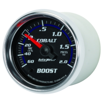 Picture of Autometer Cobalt 52mm 2 BAR Mechanical Boost Gauge