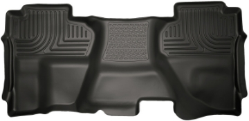 Picture of Husky Liners 14 Chevrolet Silverado-14 GMC Sierra 1500 Weatherbeater Black 2nd Seat Floor Liner
