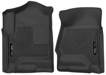 Picture of Husky Liners 14 Chevrolet Silverado 1500 - GMC Sierra 1500 X-Act Contour Black Front Floor Liners