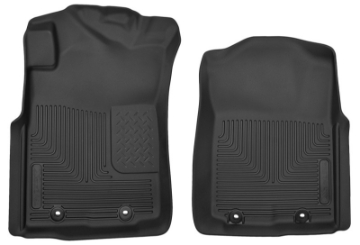 Picture of Husky Liners 12-14 Toyota Tacoma PickupCrew - Ext - Std Cab X-Act Contour Black Front Floor Liners