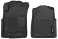 Picture of Husky Liners 12-14 Toyota Tacoma PickupCrew - Ext - Std Cab X-Act Contour Black Front Floor Liners