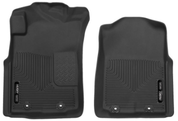 Picture of Husky Liners 12-14 Toyota Tacoma PickupCrew - Ext - Std Cab X-Act Contour Black Front Floor Liners