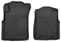 Picture of Husky Liners 05-11 Toyota Tacoma PickupCrew - Ext - Std Cab X-Act Contour Black Front Floor Liners