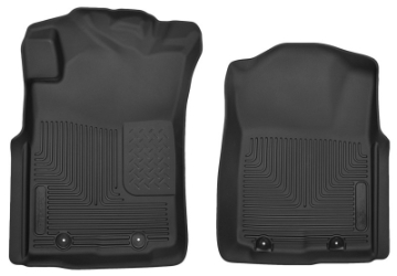Picture of Husky Liners 05-11 Toyota Tacoma PickupCrew - Ext - Std Cab X-Act Contour Black Front Floor Liners