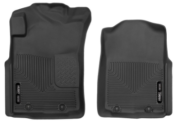 Picture of Husky Liners 05-11 Toyota Tacoma PickupCrew - Ext - Std Cab X-Act Contour Black Front Floor Liners