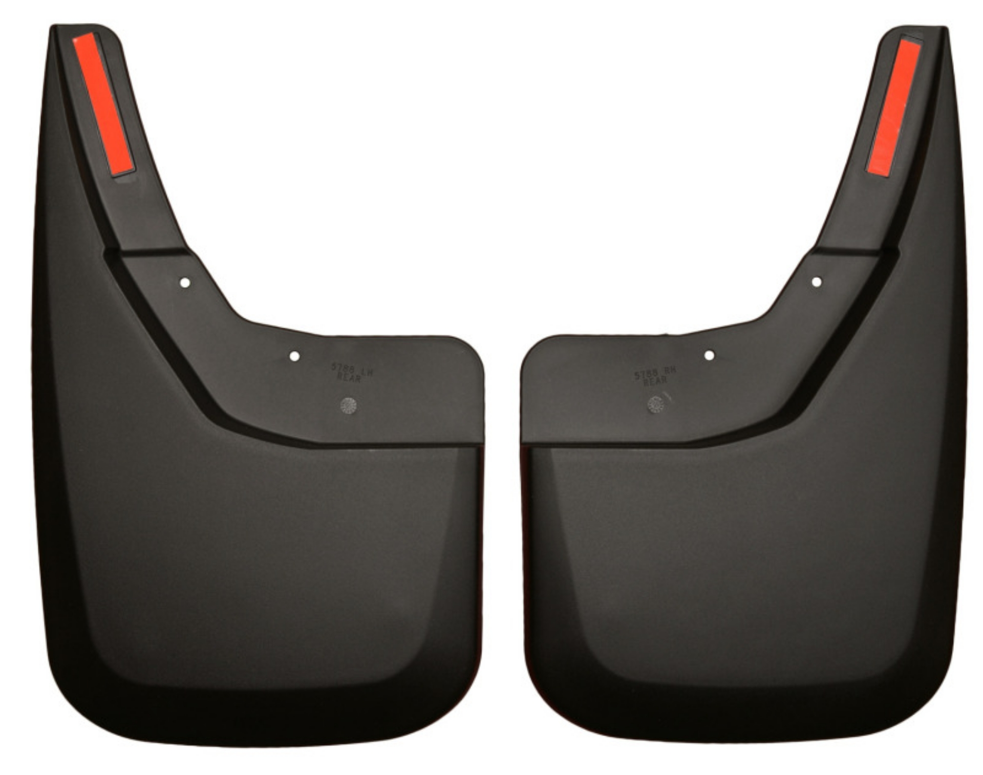 Picture of Husky Liners 14 Chevrolet Silverado 1500 Black Custom Mud Guards