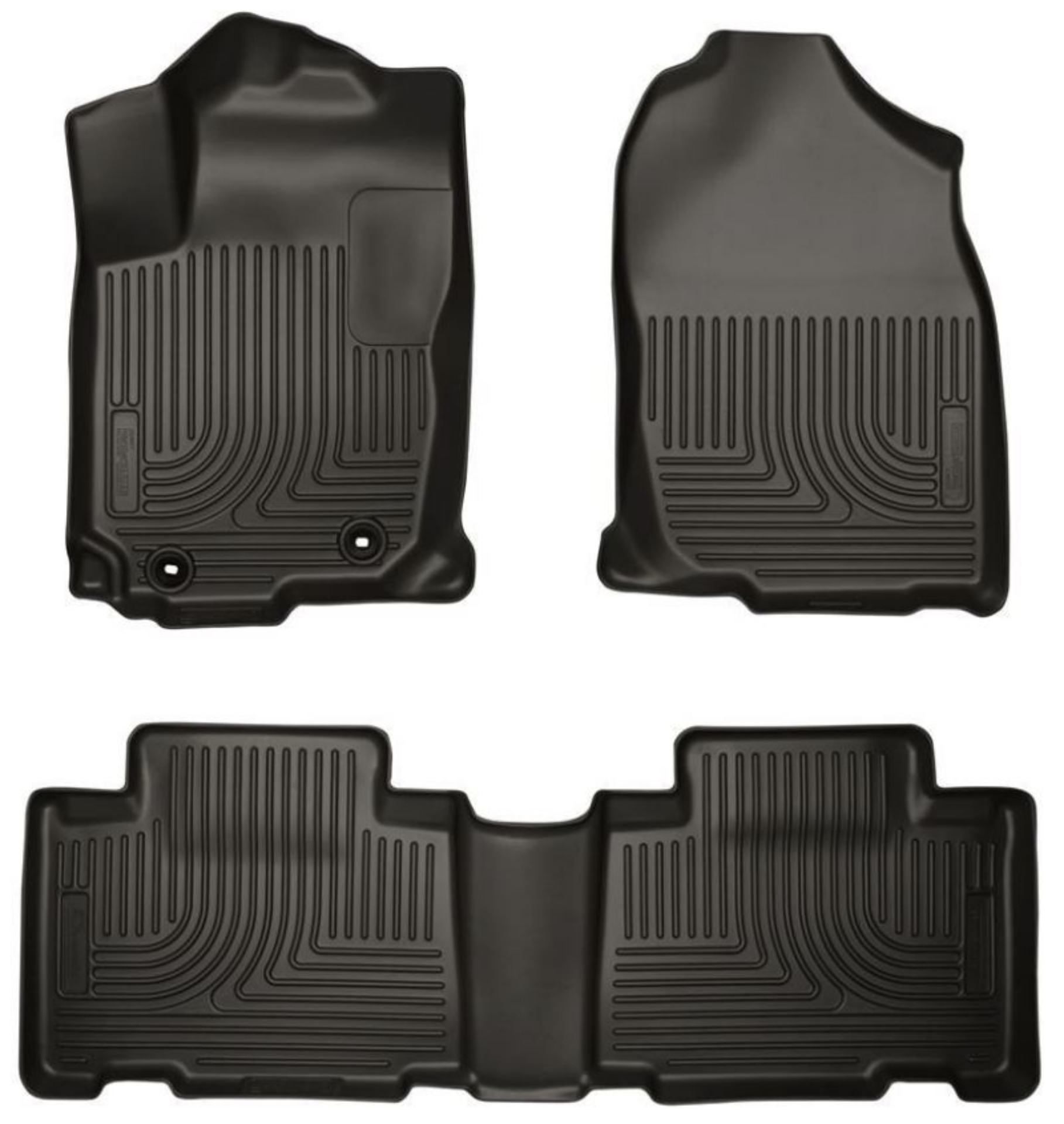 Picture of Husky Liners 14 Toyota Corolla Weatherbeater Black Front & 2nd Seat Floor Liners