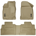 Picture of Husky Liners 07-13 Ford Edge - 07-13 Lincoln MKX Weatherbeater Tan Front & 2nd Seat Floor Liners