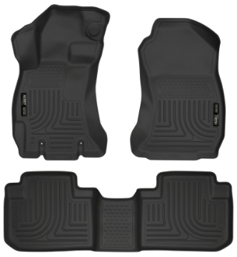 Picture of Husky Liners 14 Subaru Forester Weatherbeater Black Front & 2nd Seat Floor Liners